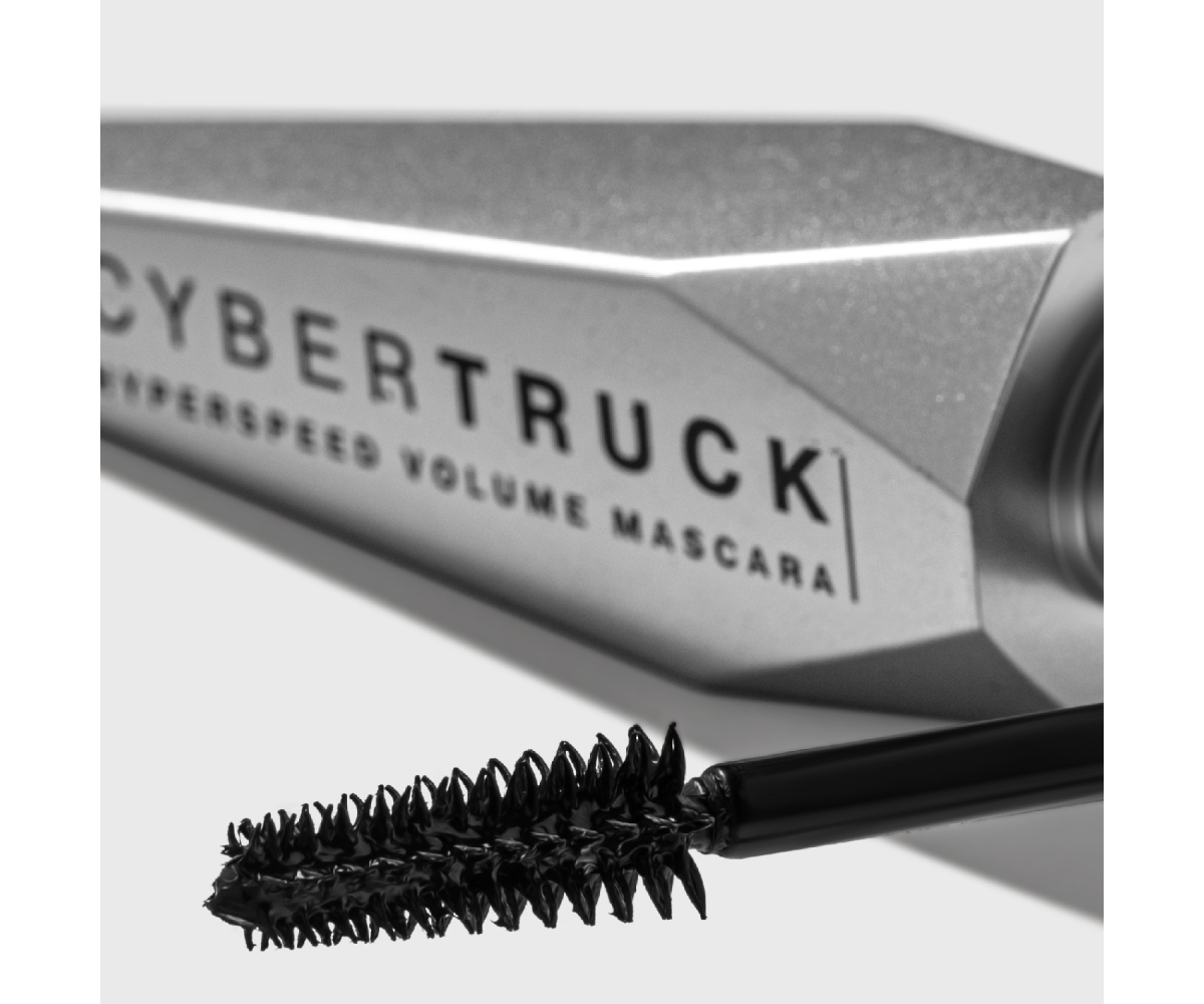 Тушь для ресниц Influence Beauty Cybertruck для экстремального объема стойкая черная 14мл