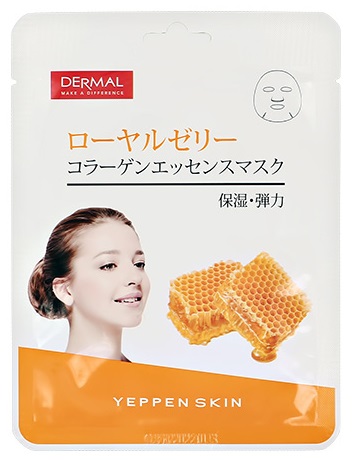Маска для лица Dermal Yeppen Skin с пчелиным маточным молочком и коллагеном 23г - в интернет-магазине tut-beauty.by