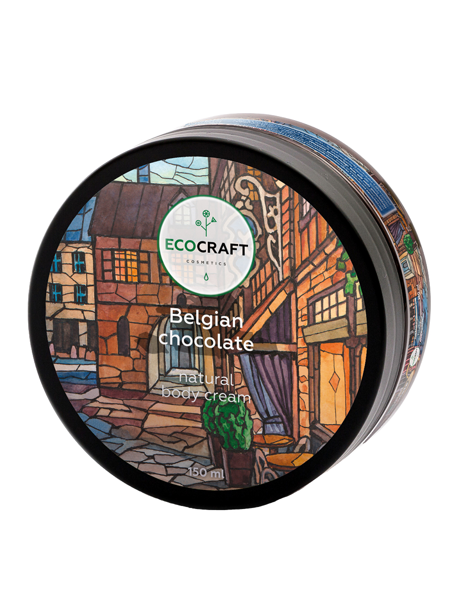 Крем для тела EcoCraft Belgian chocolate Бельгийский шоколад 150мл - в интернет-магазине tut-beauty.by
