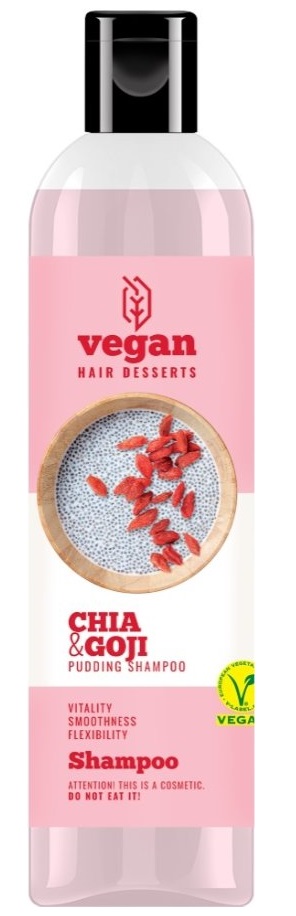 Шампунь для волос Vegan Chia And Goji Pudding мягкость и блеск 300мл - в интернет-магазине tut-beauty.by