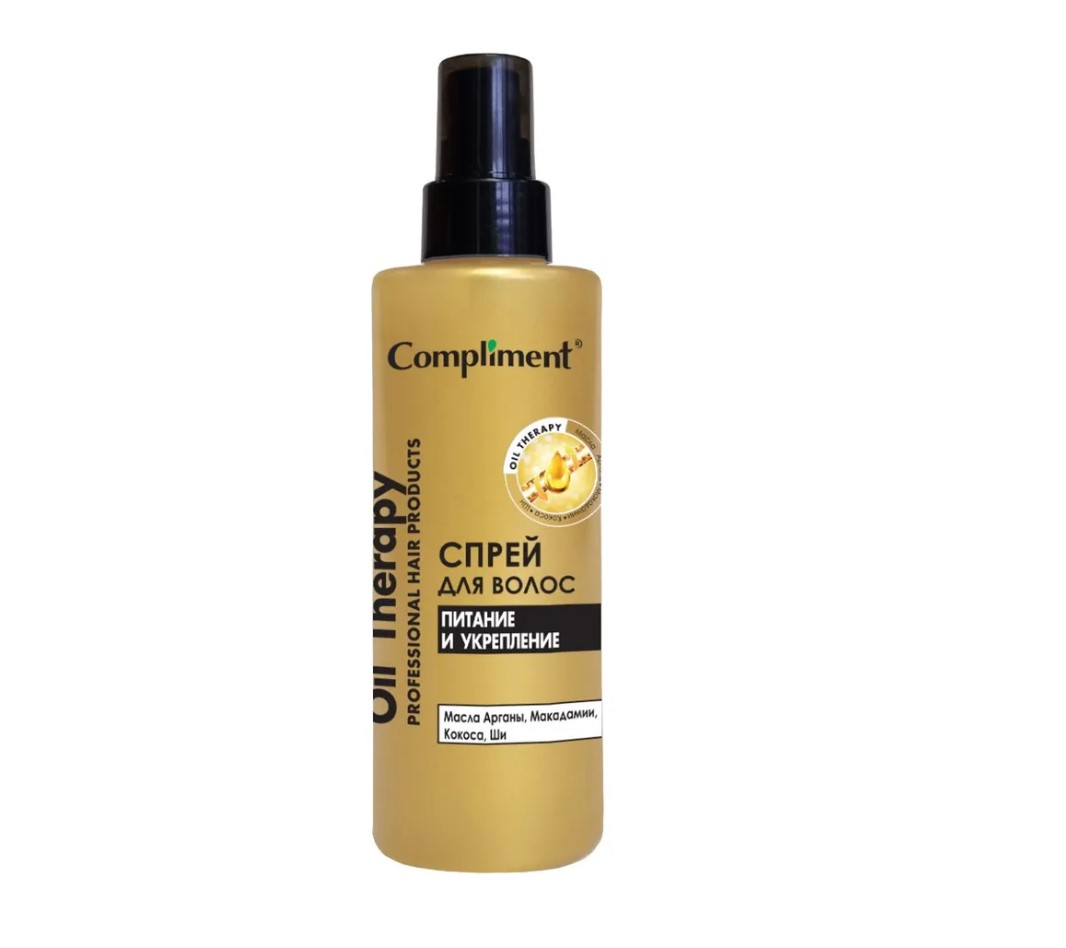 Спрей для волос Compliment Oil Therapy Питание и укрепление 200мл