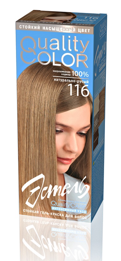Краска для волос Estel Quality Color тон 116 натурально-русый - в интернет-магазине TUT-BEAUTY.BY с доставкой.
