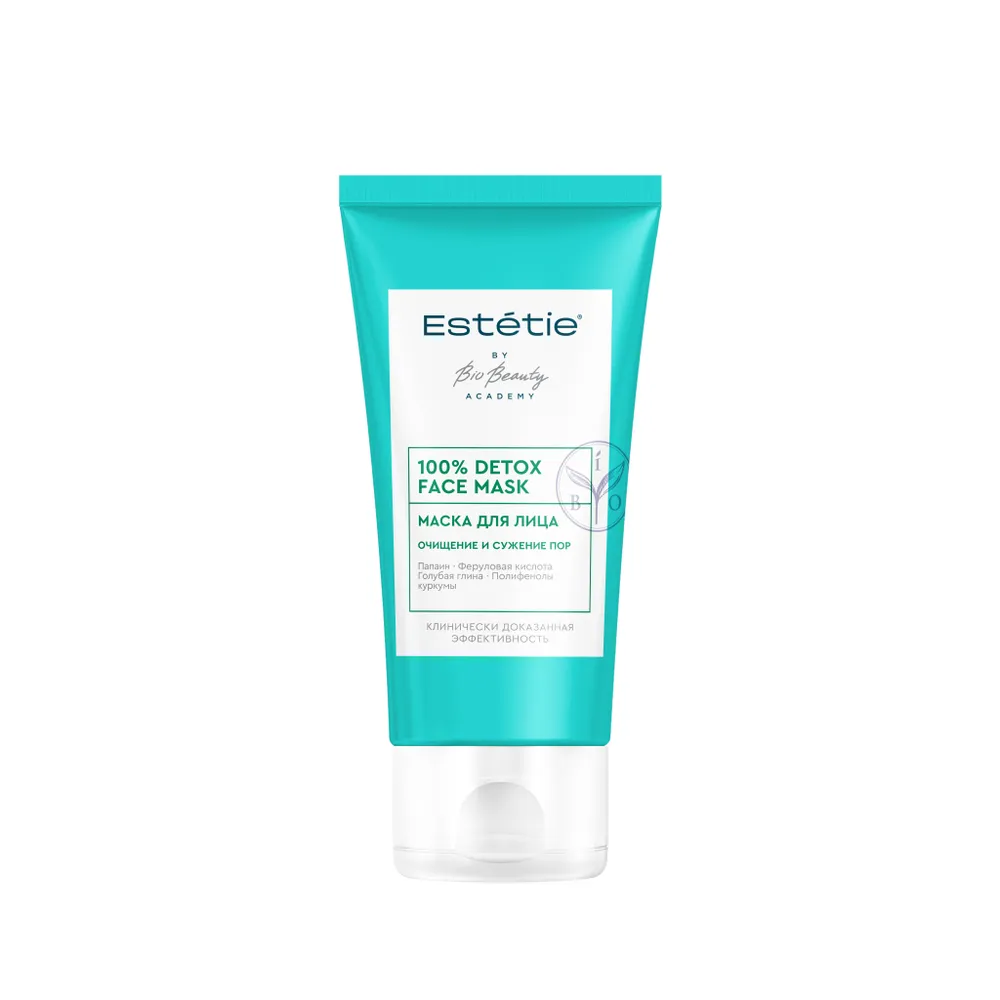 Маска для лица Estetie 100% detox face очищение и сужение пор 50мл - в интернет-магазине tut-beauty.by