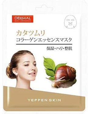 Маска для лица Dermal Yeppen Skin с экстрактом улитки и коллагеном 23г - в интернет-магазине tut-beauty.by