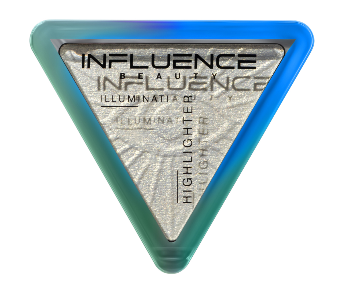 Хайлайтер Influence Beauty Illuminati эффект влажного сияния тон 03 голубой 6.5г