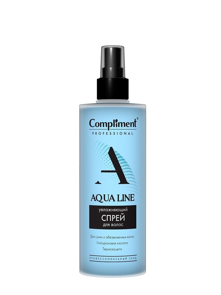 Спрей для волос Compliment PROFESSIONAL AQUA LINE увлажняющий 250мл - в интернет-магазине tut-beauty.by
