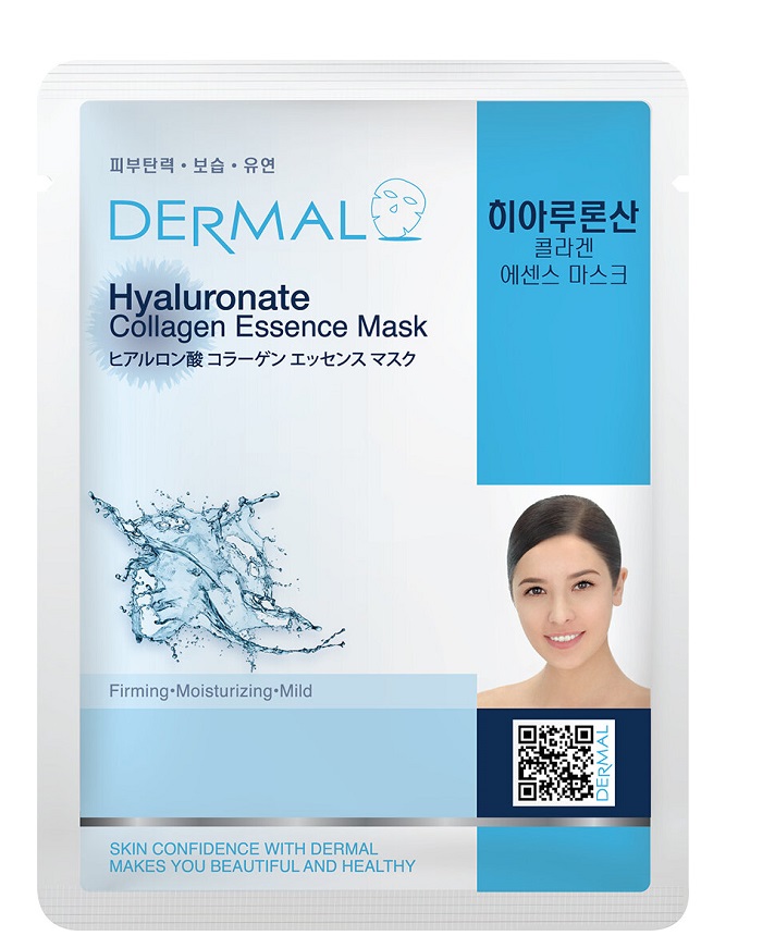 Маска для лица Dermal Hyaluronate Collagen Essence с гиалуроновой кислотой и коллагеном 23г - в интернет-магазине tut-beauty.by