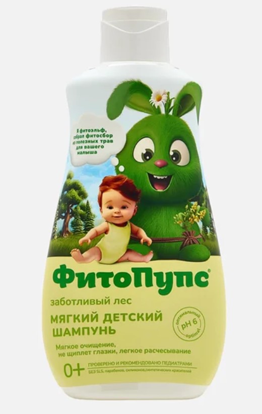 Шампунь для волос ФитоПупс Заботливый лес детский 290мл - в интернет-магазине tut-beauty.by