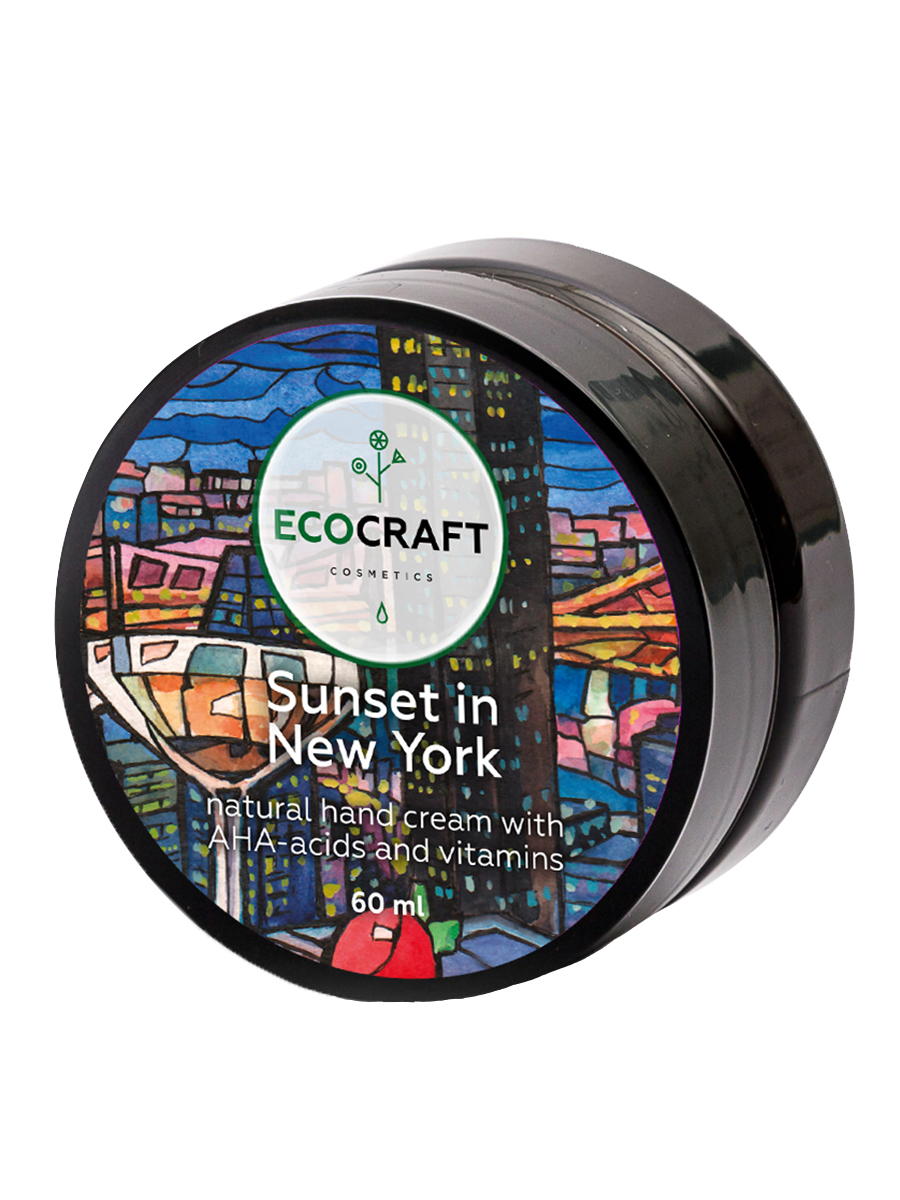 Крем для рук EcoCraft Sunset in New York с АНА-кислотами и витаминами 60мл - в интернет-магазине tut-beauty.by