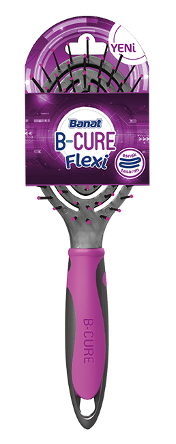 Расчёска Banat B-Cure Flexi 485 для волос массажная
