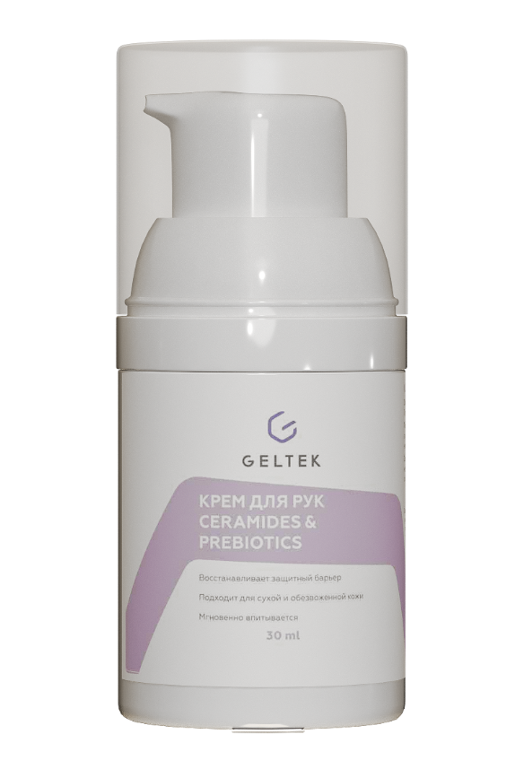 Крем для рук Geltek Ceramides&Prebiotics 240мл р - в интернет-магазине tut-beauty.by
