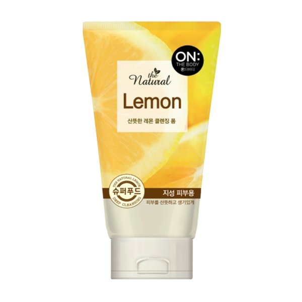 Пенка для лица PERIOE ON:The body Natural lemon с экстрактом цитрусовых 120г  - в интернет-магазине tut-beauty.by