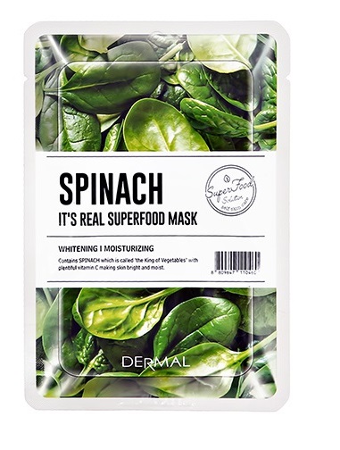Маска для лица Dermal Superfood Spinach шпинат 25г - в интернет-магазине tut-beauty.by