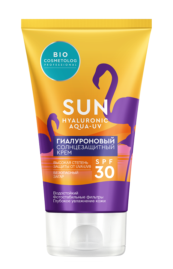 Крем солнцезащитный Bio Cosmetolog Professional SPF30 гиалуроновый 150мл - в интернет-магазине tut-beauty.by