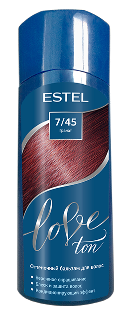 Бальзам для волос Estel Love оттеночный тон 7.45 гранат 150мл - в интернет-магазине TUT-BEAUTY.BY с доставкой.