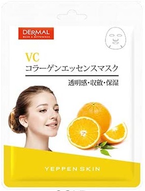 Маска для лица Dermal Yeppen Skin с витамином С и коллагеном 23г - в интернет-магазине tut-beauty.by