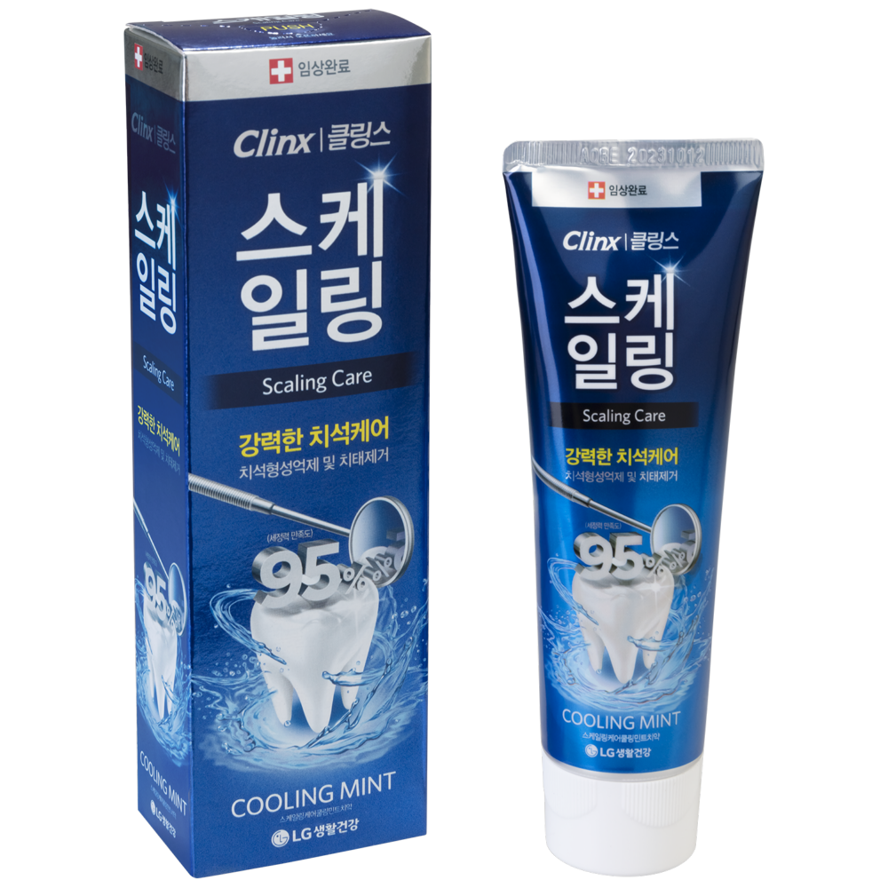 Зубная паста PERIOE Clinx Cooling mint против образования зубного камня 100г - в интернет-магазине tut-beauty.by