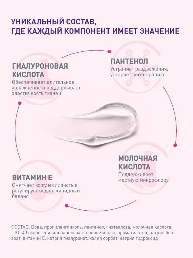 Интимная гель-смазка Гинокомфорт 50мл