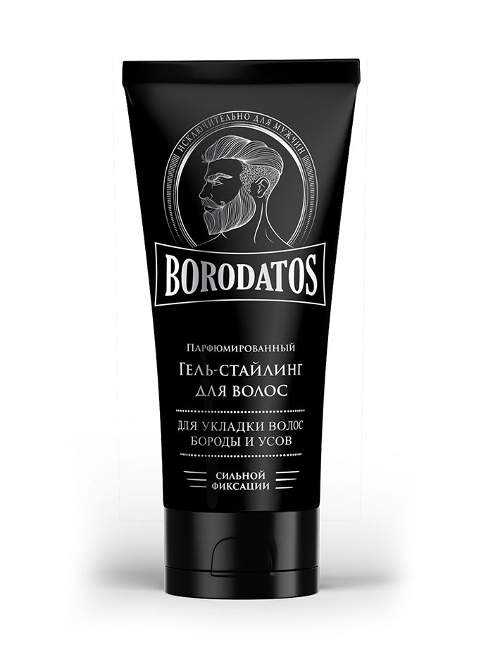 Гель для волос Borodatos Парфюмированный стайлинг сильной фиксации 75мл. - в интернет-магазине tut-beauty.by