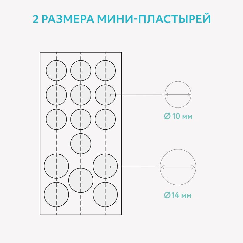 Мини-патчи CETTUA от высыпаний двухфазные 45шт + 30шт - в интернет-магазине tut-beauty.by