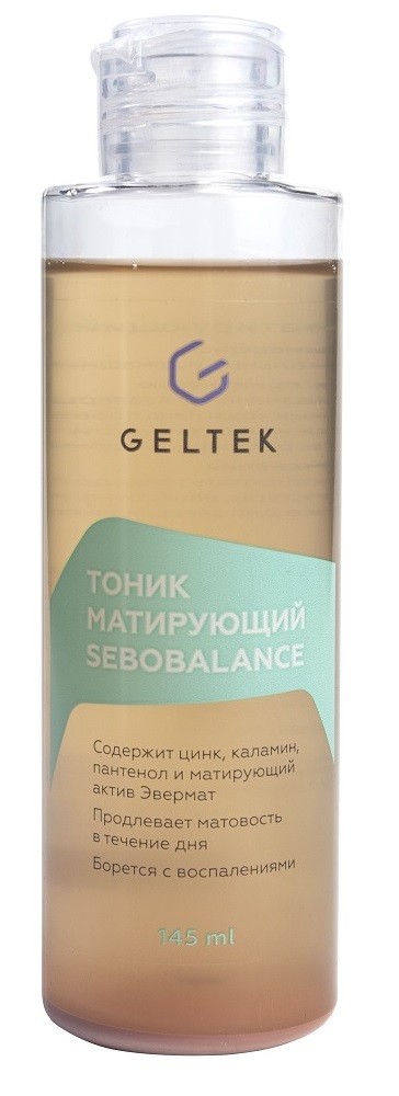 Тоник для лица Geltek Sebobalance матирующий 145мл