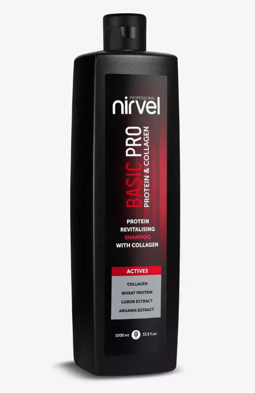 Шампунь для волос Nirvel Basic PRO восстанавливающий с протеином и коллагеном 1000мл - в интернет-магазине tut-beauty.by