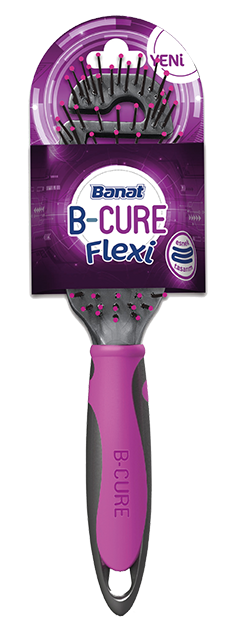 Расчёска Banat B-Cure Flexi 454 для волос массажная