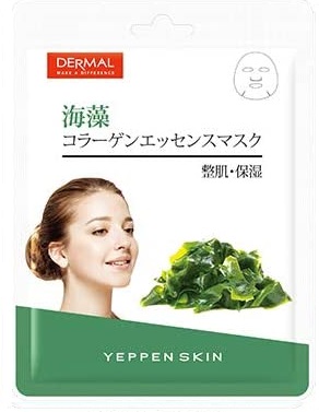 Маска для лица Dermal Yeppen Skin с морскими водорослями и коллагеном 23г - в интернет-магазине tut-beauty.by