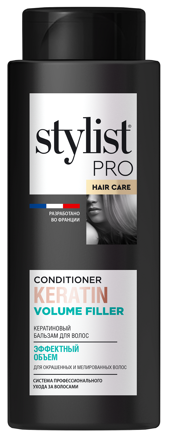 Бальзам для волос STYLIST PRO Кератиновый эффектный объем 280мл р - в интернет-магазине tut-beauty.by