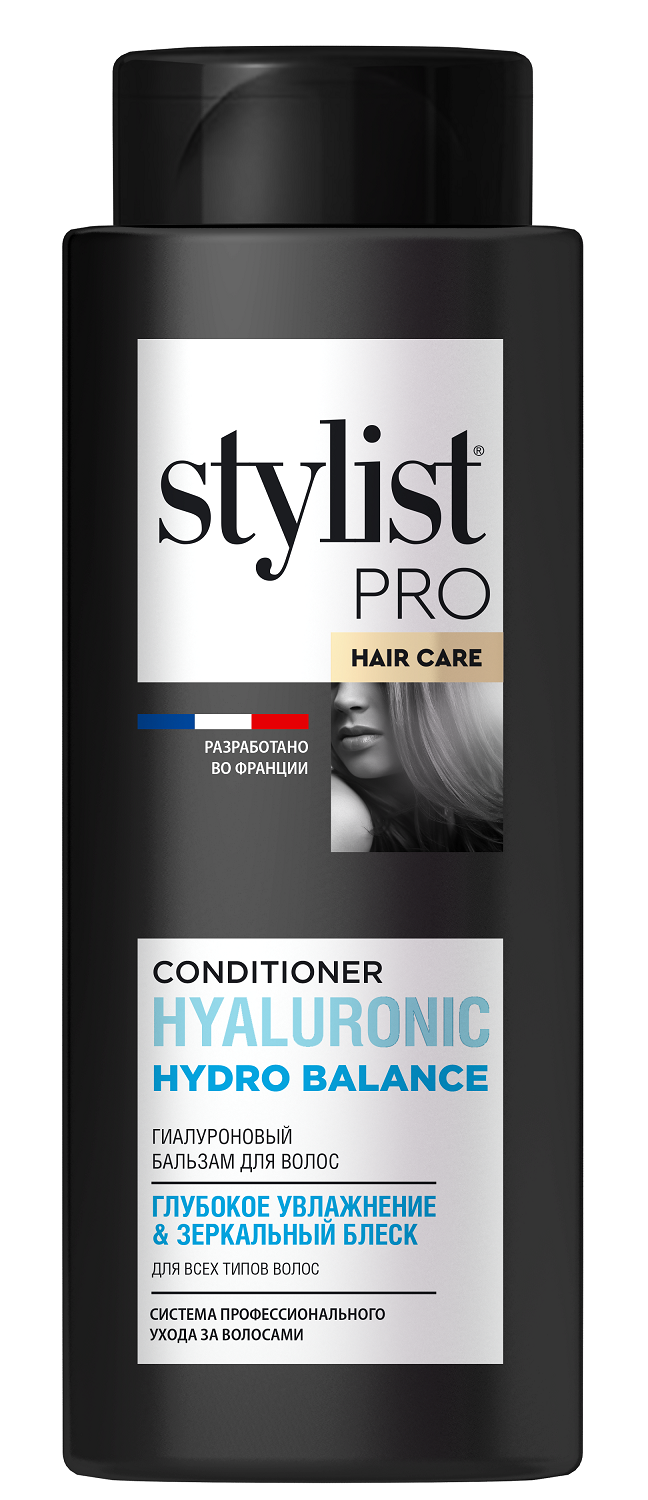 Бальзам для волос STYLIST PRO Гиалуроновый глубокое увлажнение и зеркальный блеск 280мл - в интернет-магазине tut-beauty.by