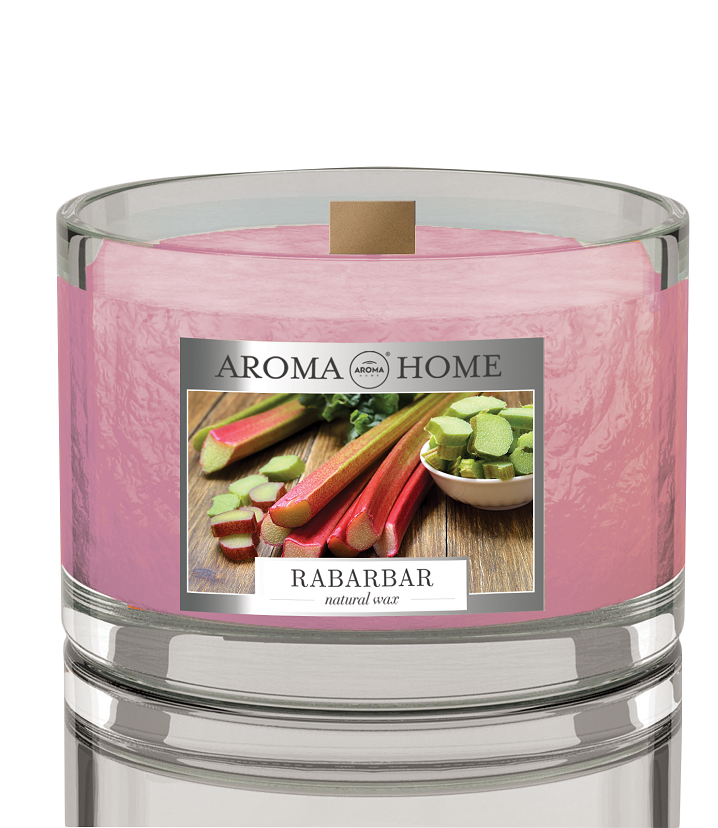 Ароматизированная свеча Aroma Home Rhubarb ревень 115г