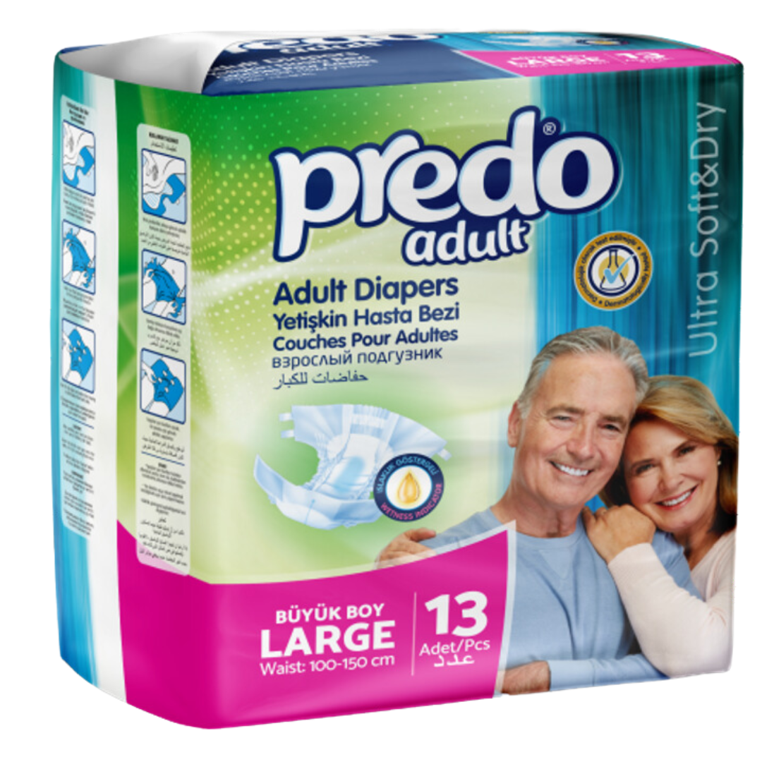 Подгузники Predo Adult для взрослых размер L 13шт р - в интернет-магазине tut-beauty.by