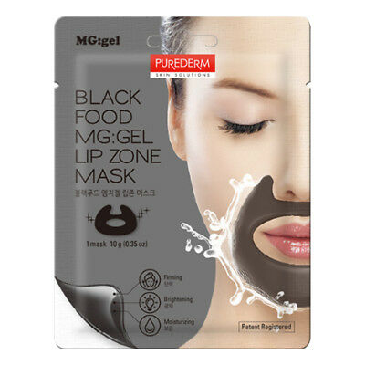 Маска для лица Purederm Black Food MG gel Lip zone Mask для зоны вокруг рта 10г р - в интернет-магазине tut-beauty.by