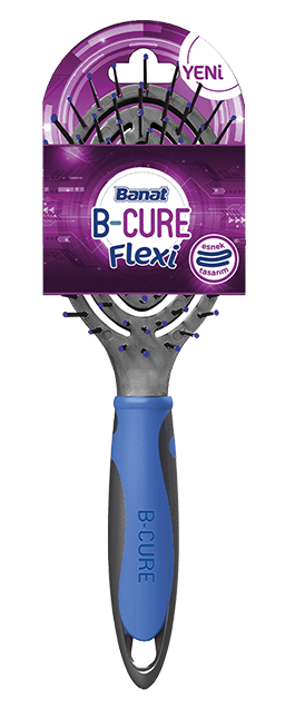 Расчёска Banat B-Cure Flexi 485 для волос массажная