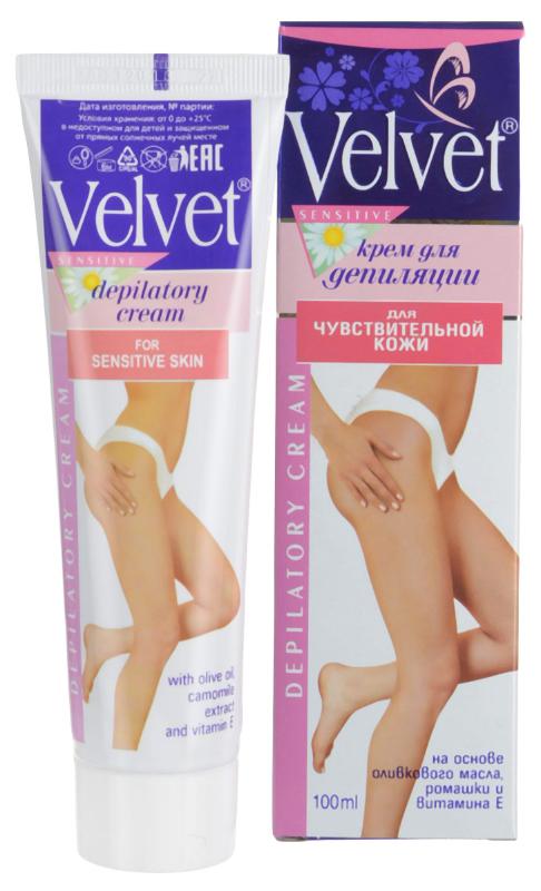 Крем для депиляции Velvet для чувствительной кожи 100мл