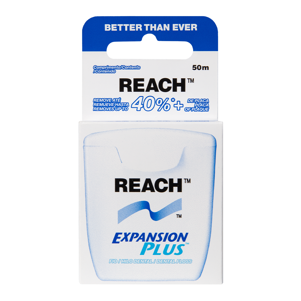 Зубная нить Reach пропитанная воском 50м