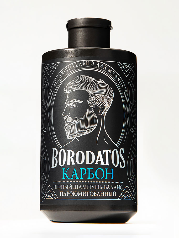 Шампунь для волос Borodatos Баланс КАРБОН черный 400мл  - в интернет-магазине tut-beauty.by