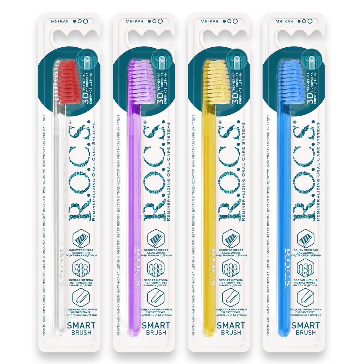 Зубная щетка R.O.C.S. классическая мягкая