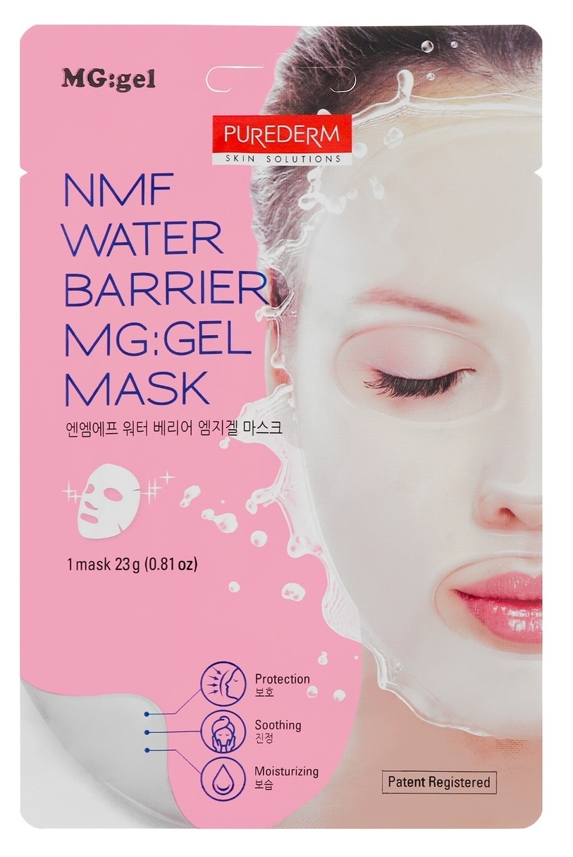 Маска для лица Purederm NMF Water Barrier MG:gel Mask увлажняющая 23г
