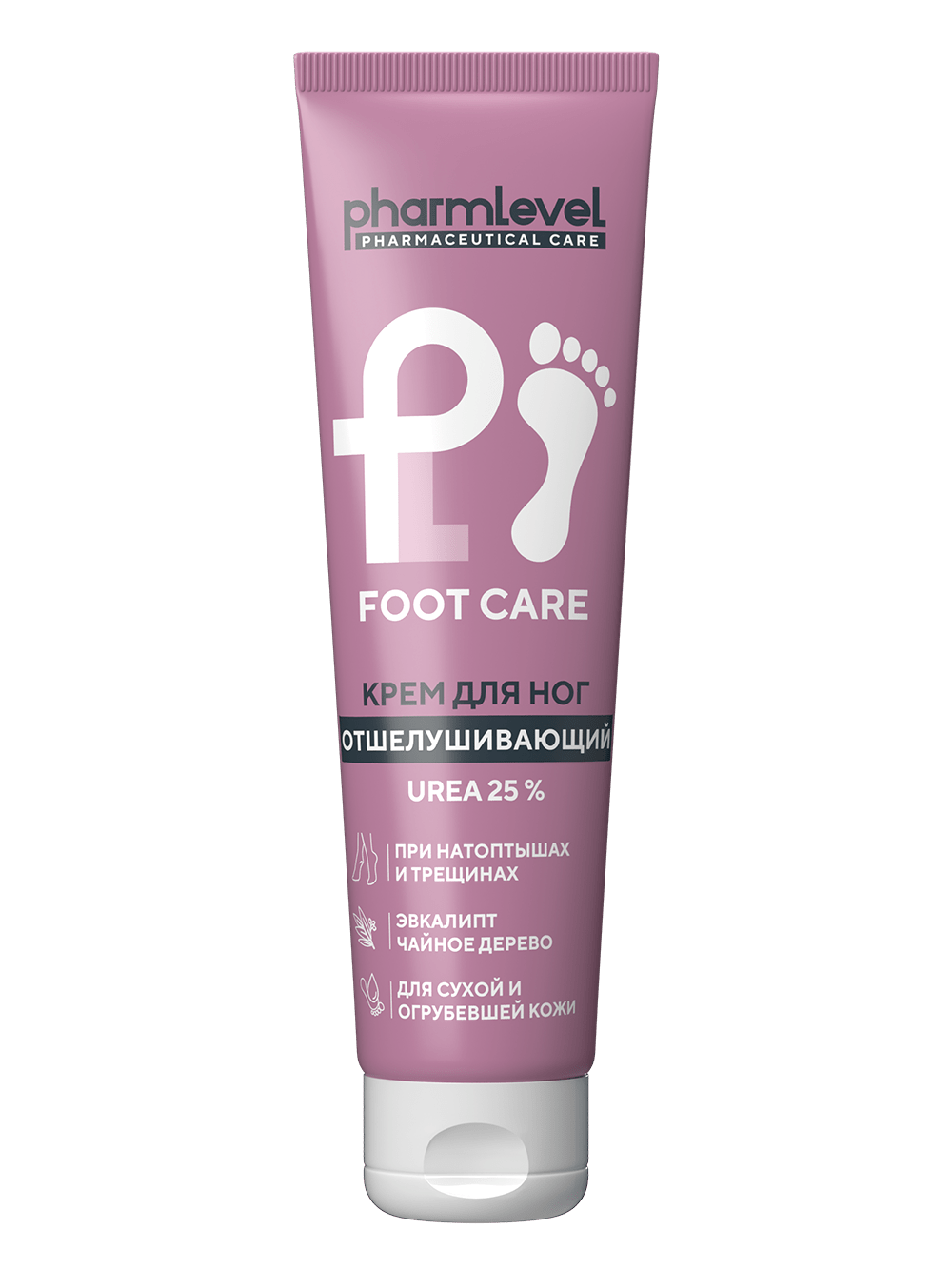 Крем для ног Pharmlevel Foot Care отшелушивающий UREA 25% 100мл - в интернет-магазине tut-beauty.by