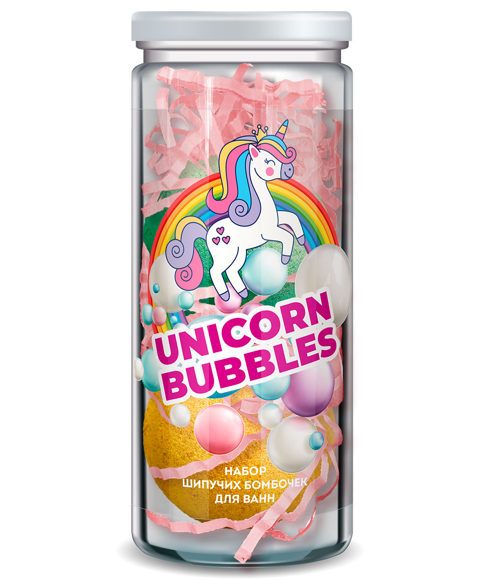 Набор Unicorn Bubbles №44 шипучие бомбочки для ванны - в интернет-магазине tut-beauty.by
