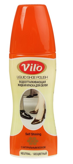 Крем-краска для обуви Vilo бесцветная 80мл