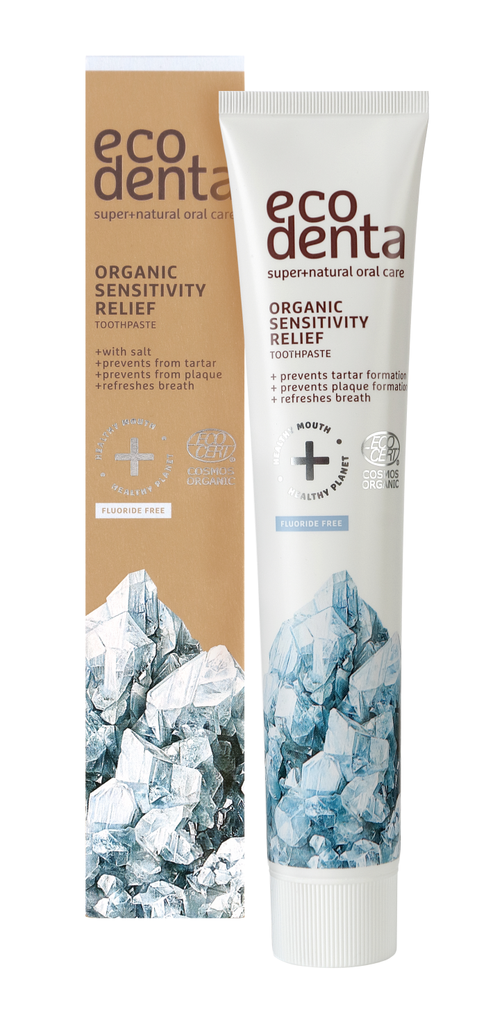 Зубная паста Ecodenta Organic Sensitivity для чувствительных зубов с солью 100мл - в интернет-магазине tut-beauty.by