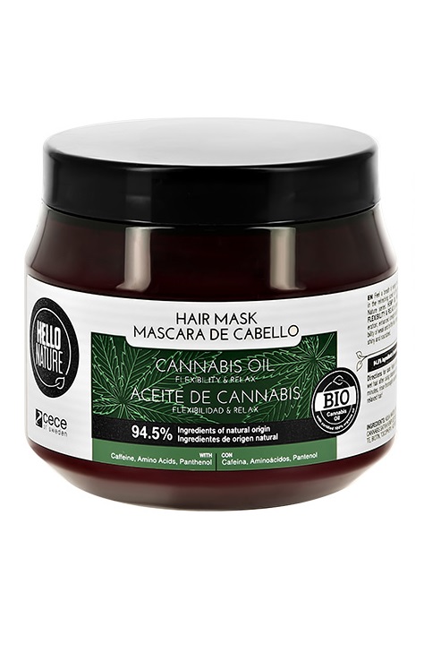 Маска для волос Hello Nature Cannabis Oil с маслом конопли 250мл - купить в интернет-магазине косметики tut-beauty.by