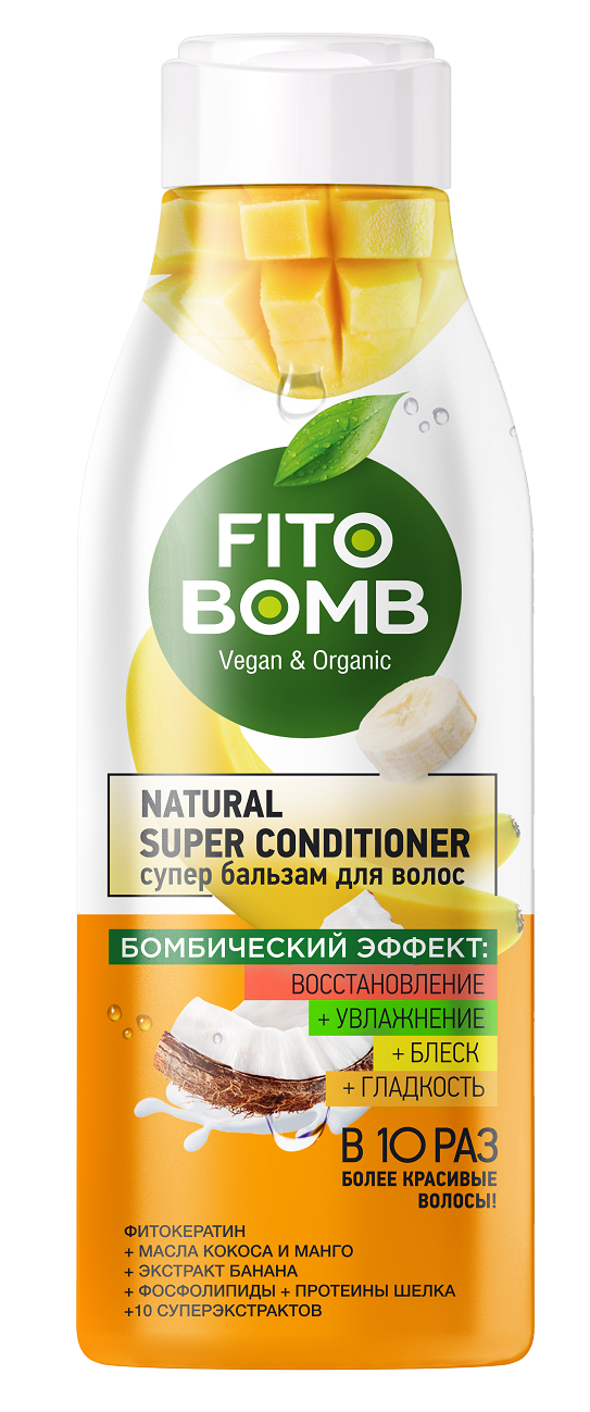Бальзам для волос Fito Bomb восстановление + увлажнение + блеск + гладкость 250мл - в интернет-магазине tut-beauty.by