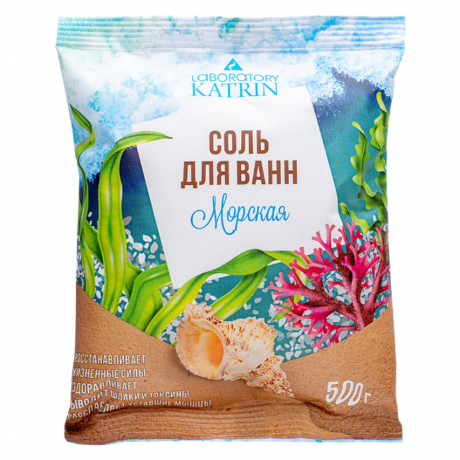 Соль для ванны Laboratory Katrin Морская 500г - в интернет-магазине tut-beauty.by