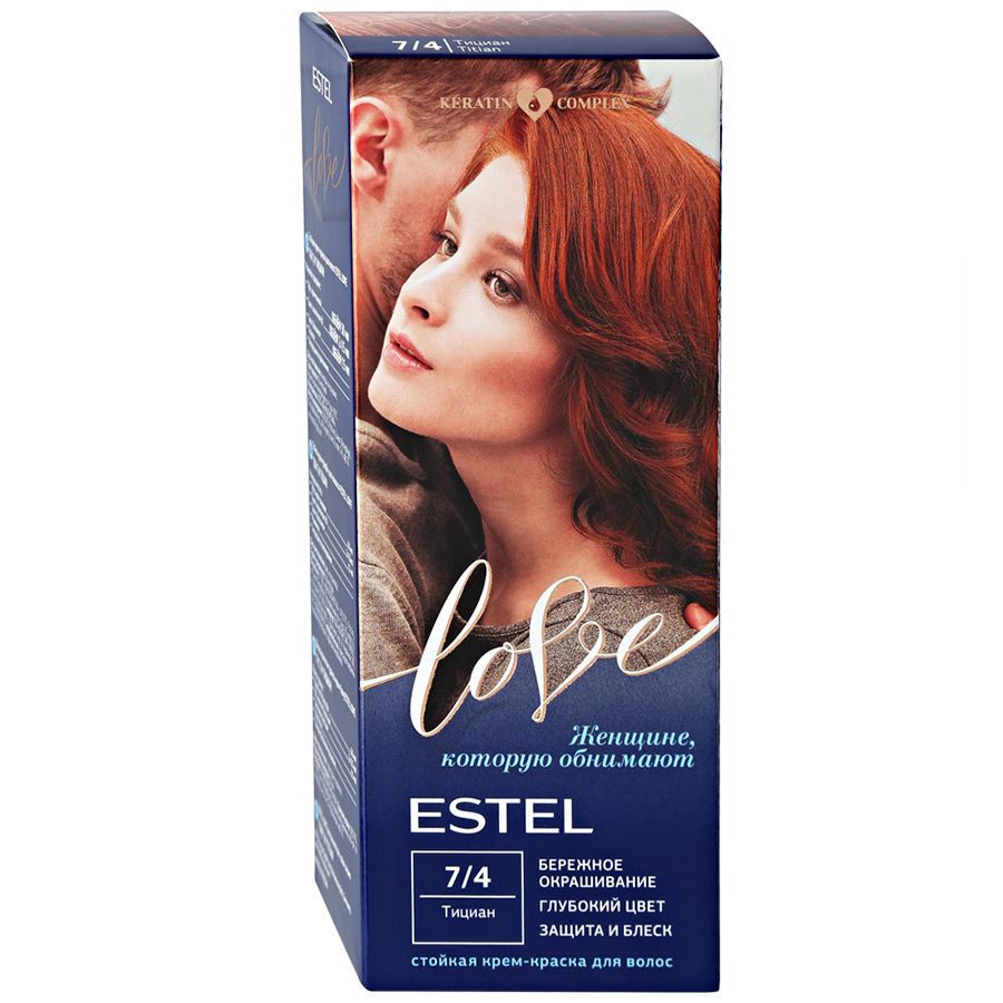 Краска для волос Estel Love тон 7.4 тициан 115мл