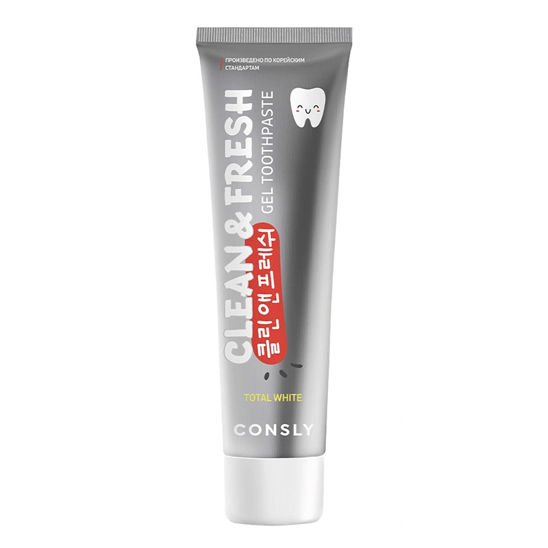 Зубная паста Consly Total White отбеливающая с фтором 105гр - в интернет-магазине tut-beauty.by
