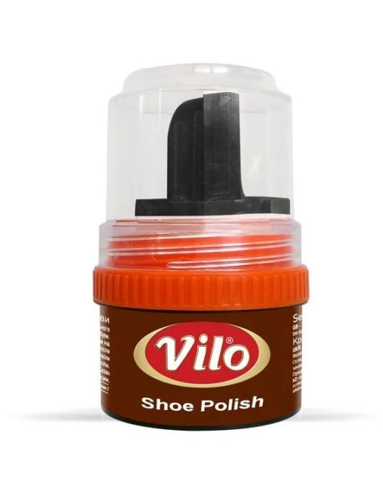 Крем-краска для обуви Vilo цвет коричневый 60мл