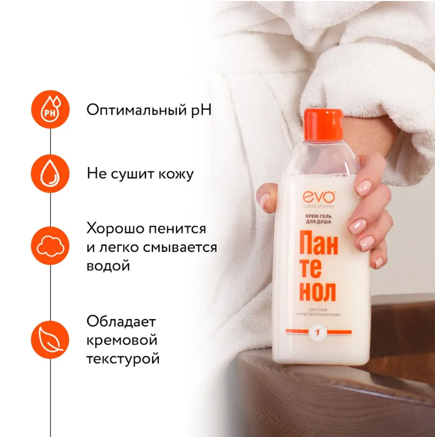 Набор Evo "Безупречный подарок на каждый день" крем-гель для душа + молочко для тела р